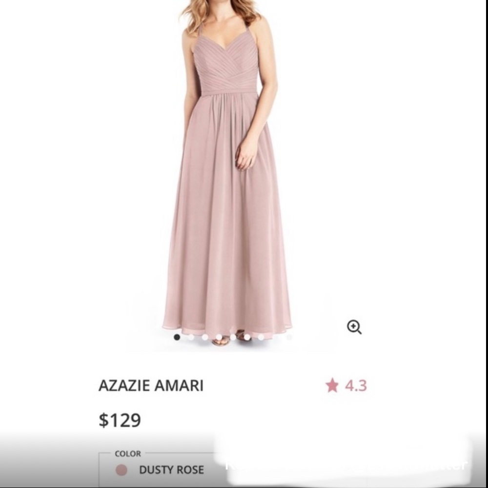 Azazie Amari Dress Dusty Rose
